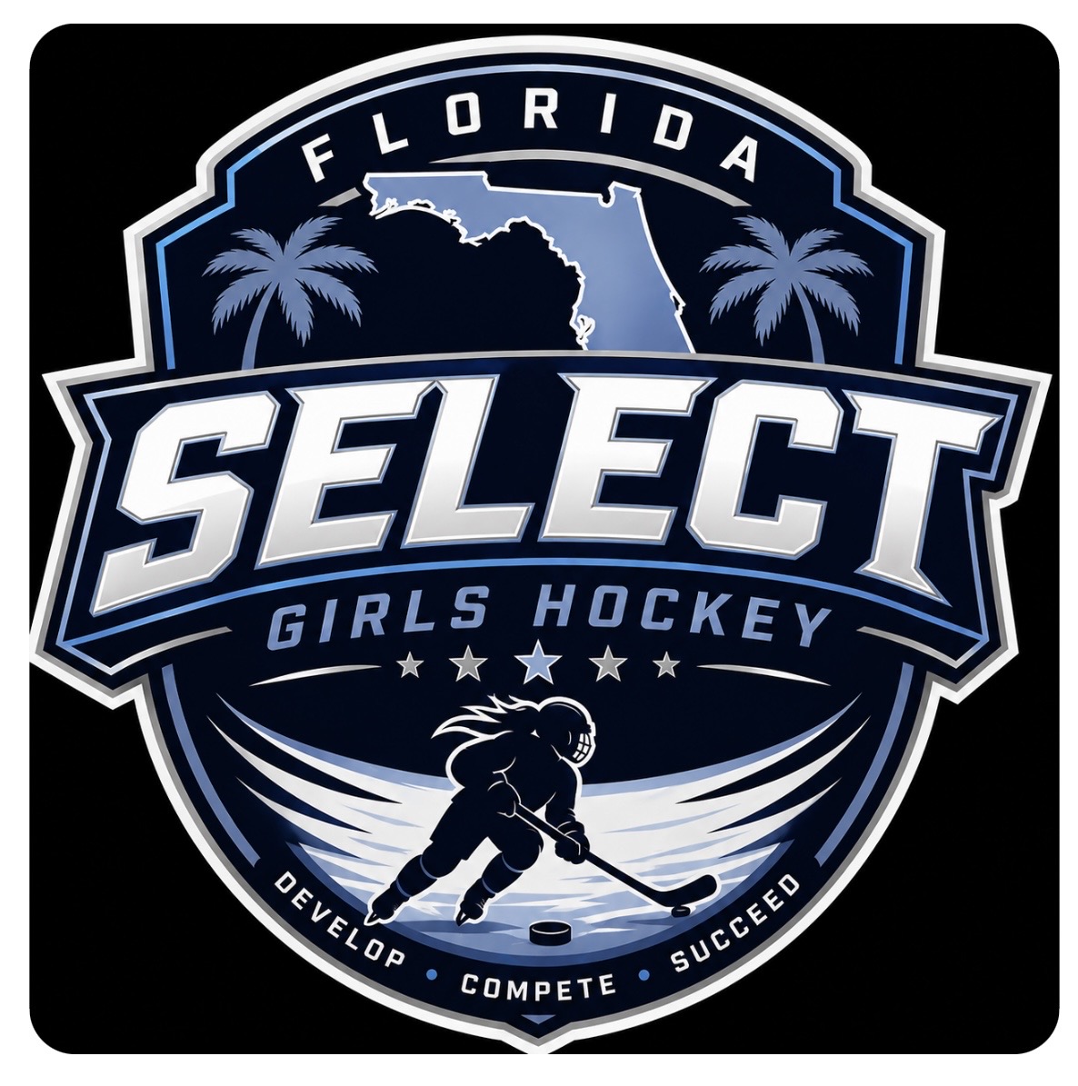 Florida Select Girls Hockey logo
